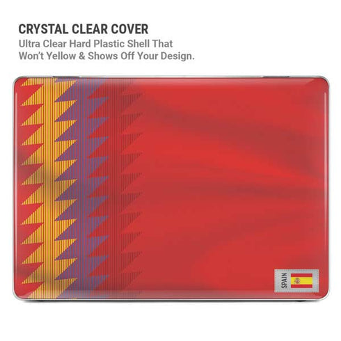 Spain Soccer Flag MacBook Cases
